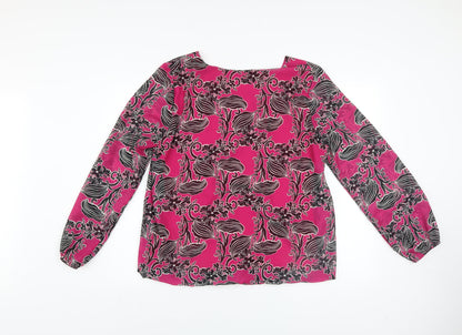 Womens UK Size XL Pala D’Oro Pink Basic Blouse