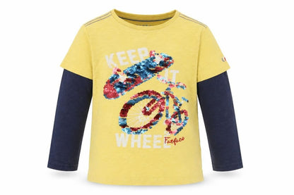 Boys UK Size 6-7 Years FatFace Yellow Basic T-Shirt