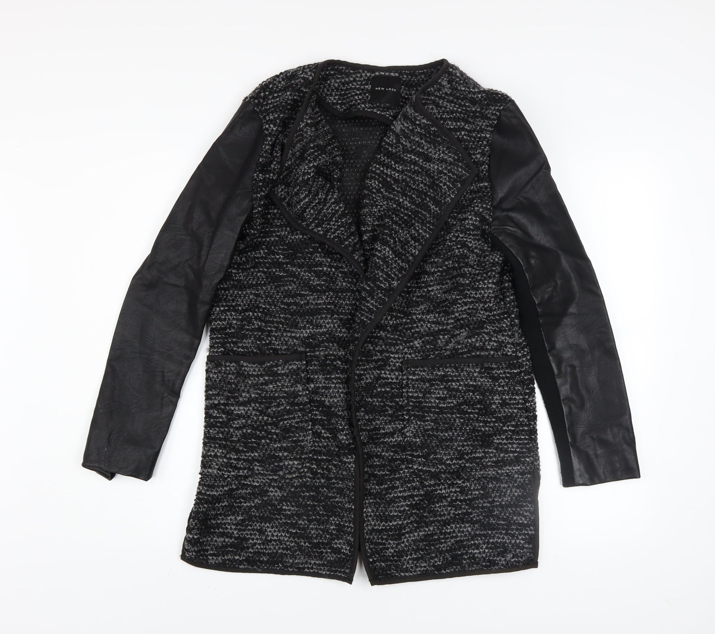 Womens UK Size 12 New Look Grey Basic Jacket