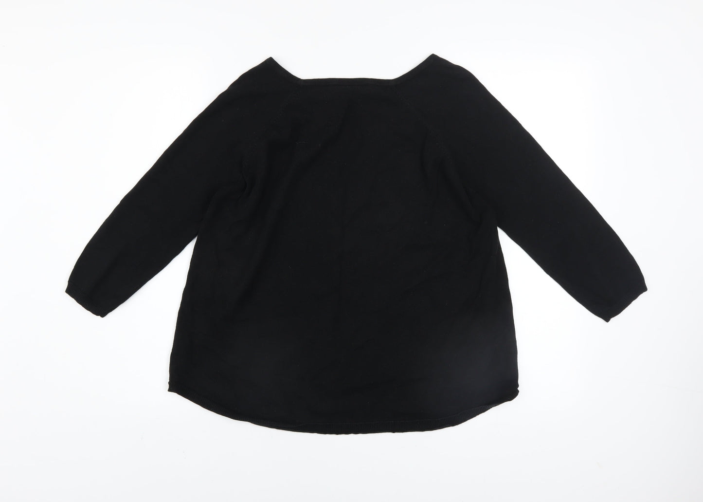 Womens UK Size S Oasis Black Pullover Jumper