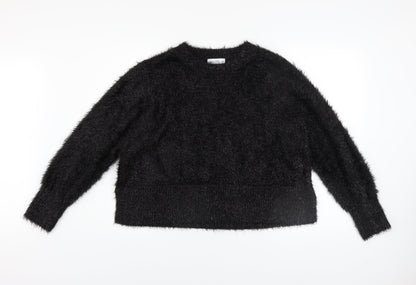 Womens UK Size 18 Gallery Black Pullover Sweatshirt