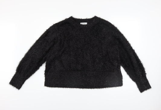 Womens UK Size 18 Gallery Black Pullover Sweatshirt