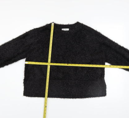 Womens UK Size 18 Gallery Black Pullover Sweatshirt