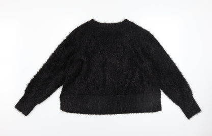 Womens UK Size 18 Gallery Black Pullover Sweatshirt