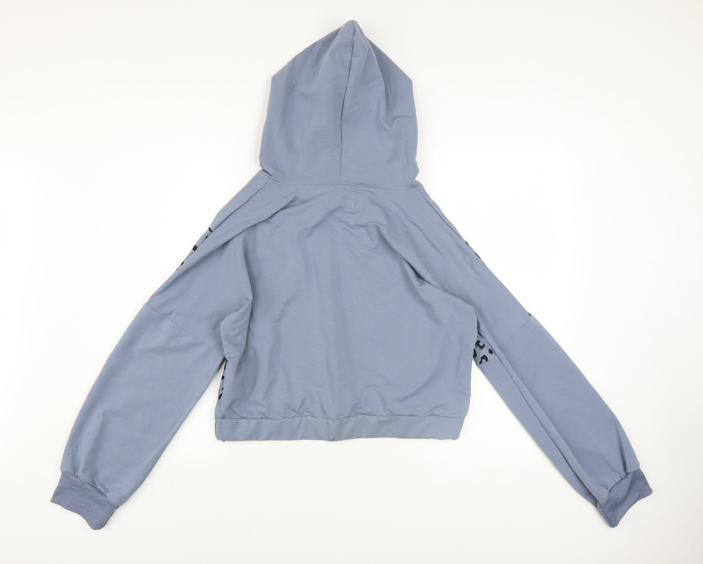 Womens UK Size L Pink Vanilla Blue Pullover Hoodie