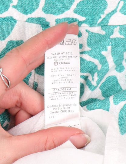 Womens UK Size 14 Marks and Spencer A-Line Dress