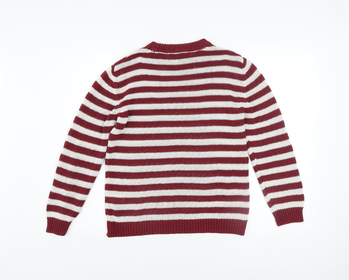 Mens UK Size S Zara Red Pullover Jumper