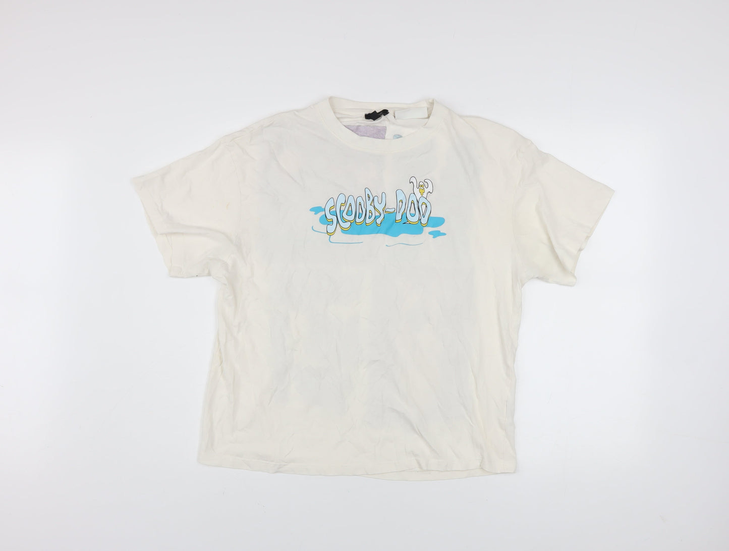 Mens UK Size One Size Mavi White  T-Shirt
