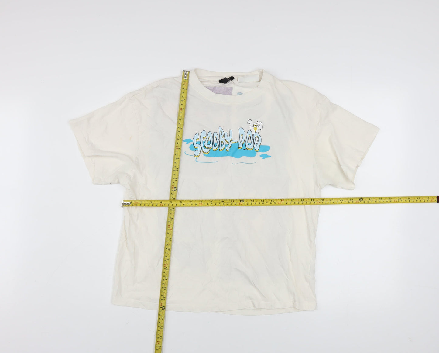 Mens UK Size One Size Mavi White  T-Shirt