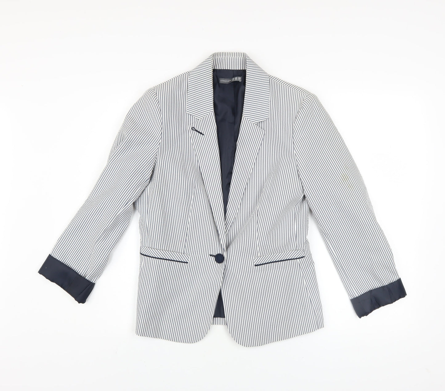Womens UK Size 12 Atmosphere Blue Basic Jacket