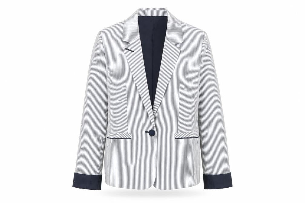Womens UK Size 12 Atmosphere Blue Basic Jacket