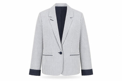 Womens UK Size 12 Atmosphere Blue Basic Jacket