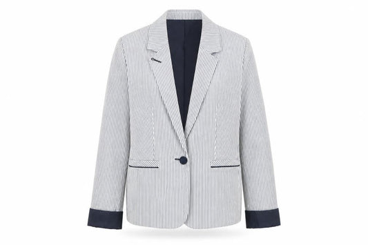 Womens UK Size 12 Atmosphere Blue Basic Jacket
