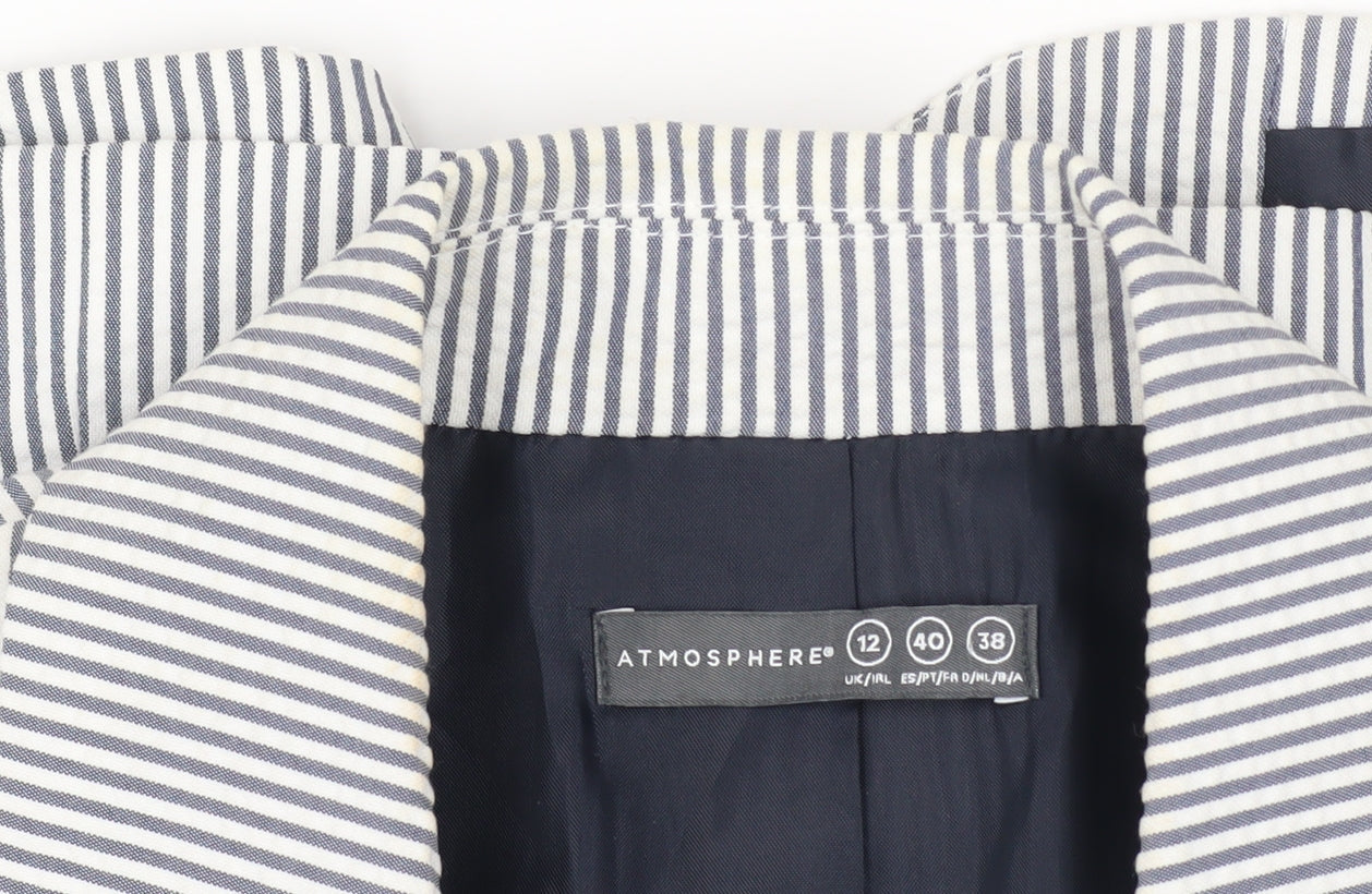 Womens UK Size 12 Atmosphere Blue Basic Jacket