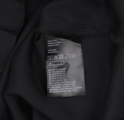 Womens UK Size 12 H&M Black Basic Blouse