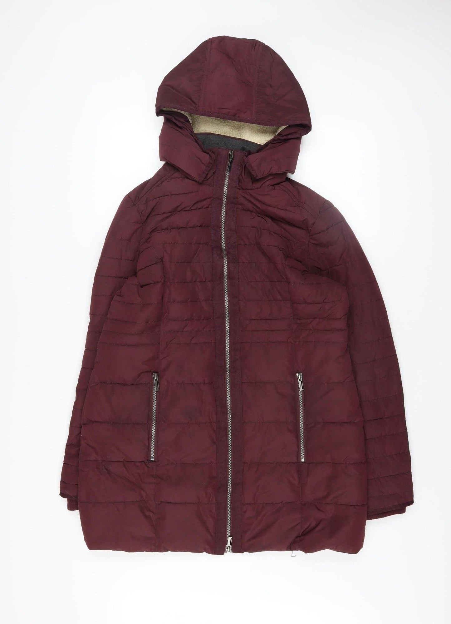 Womens UK Size M Soya Concept Red Puffer Jacket