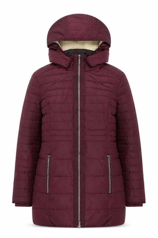 Womens UK Size M Soya Concept Red Puffer Jacket