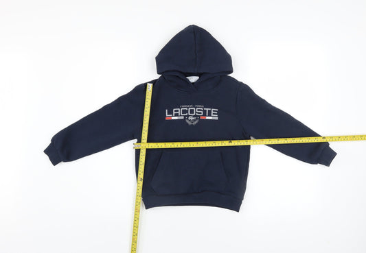 Boys UK Size 6 Years Lacoste Blue Pullover Hoodie