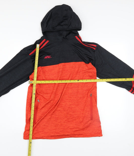 Mens UK Size M MFC Red Pullover Hoodie