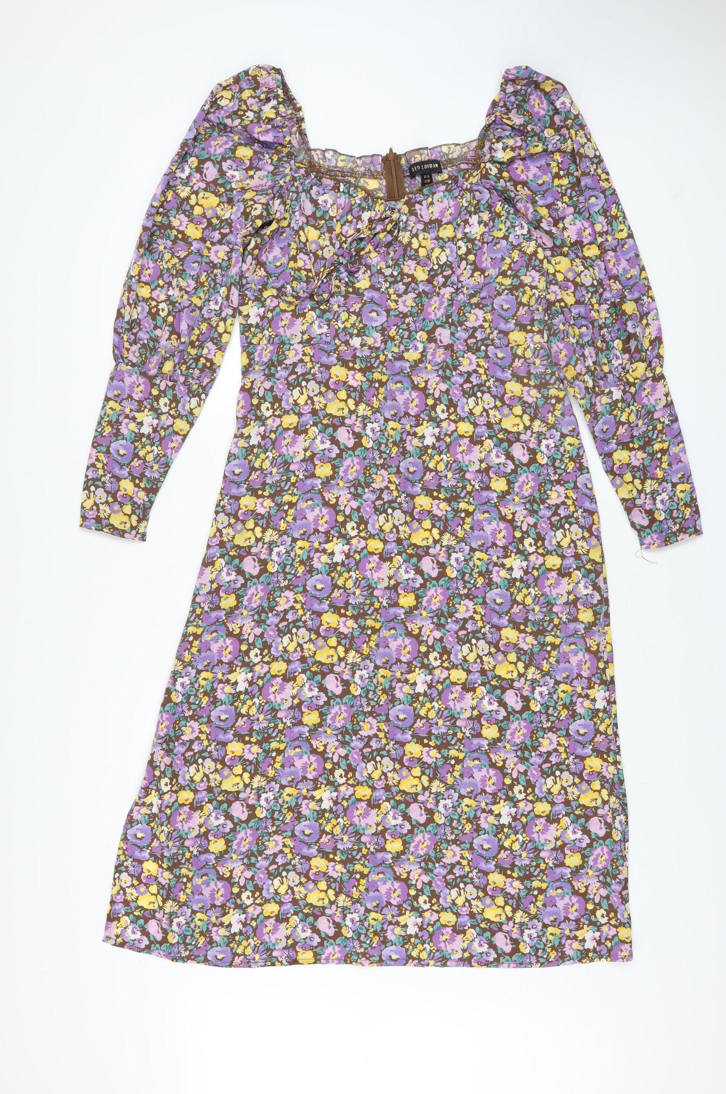 Womens UK Size 10 QED London A-Line Dress