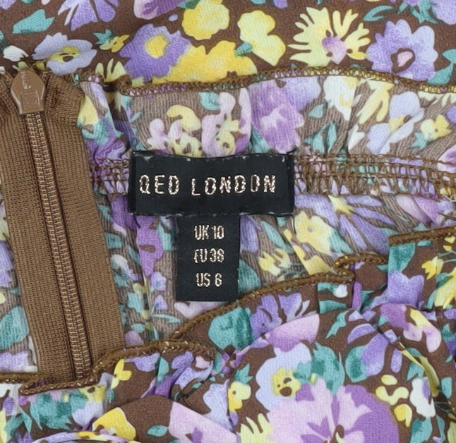 Womens UK Size 10 QED London A-Line Dress
