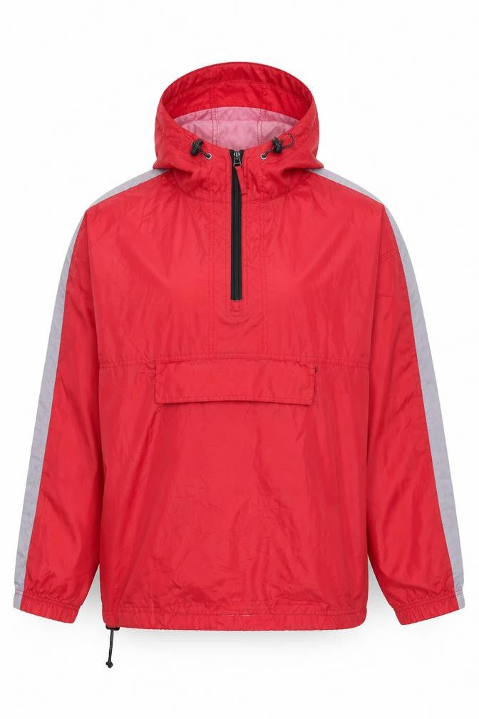 Mens UK Size L Disciple Outerwear Red Anorak Coat