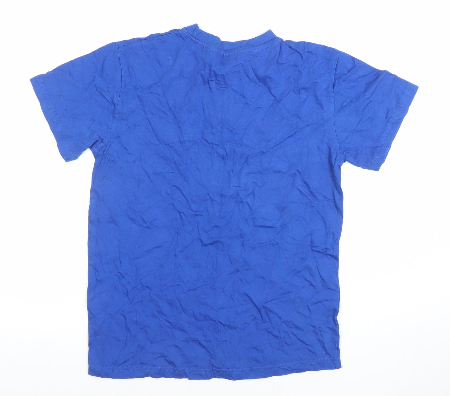 Boys UK Size 11-12 Years Kangaroo Poo Blue Basic T-Shirt