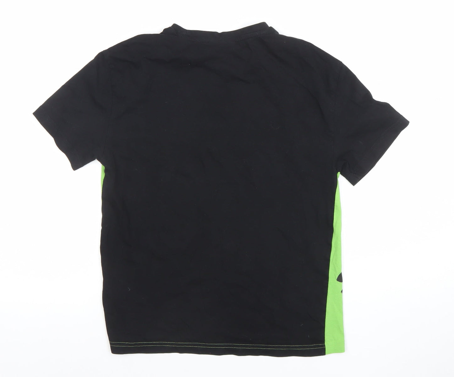 Boys UK Size 9-10 Years Minecraft Black Basic T-Shirt
