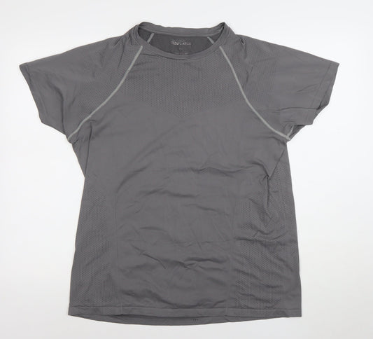 Mens UK Size L ASOS 4505 Grey Gym & Training Running & Jogging T-Shirt