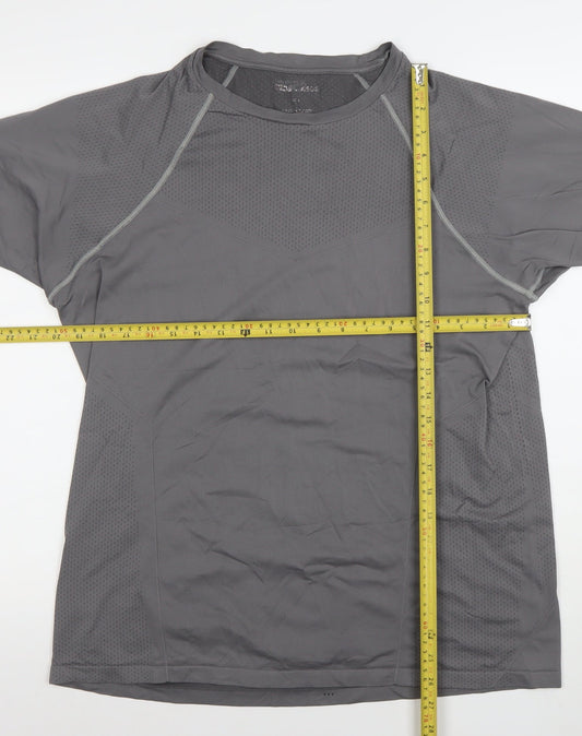 Mens UK Size L ASOS 4505 Grey Gym & Training Running & Jogging T-Shirt
