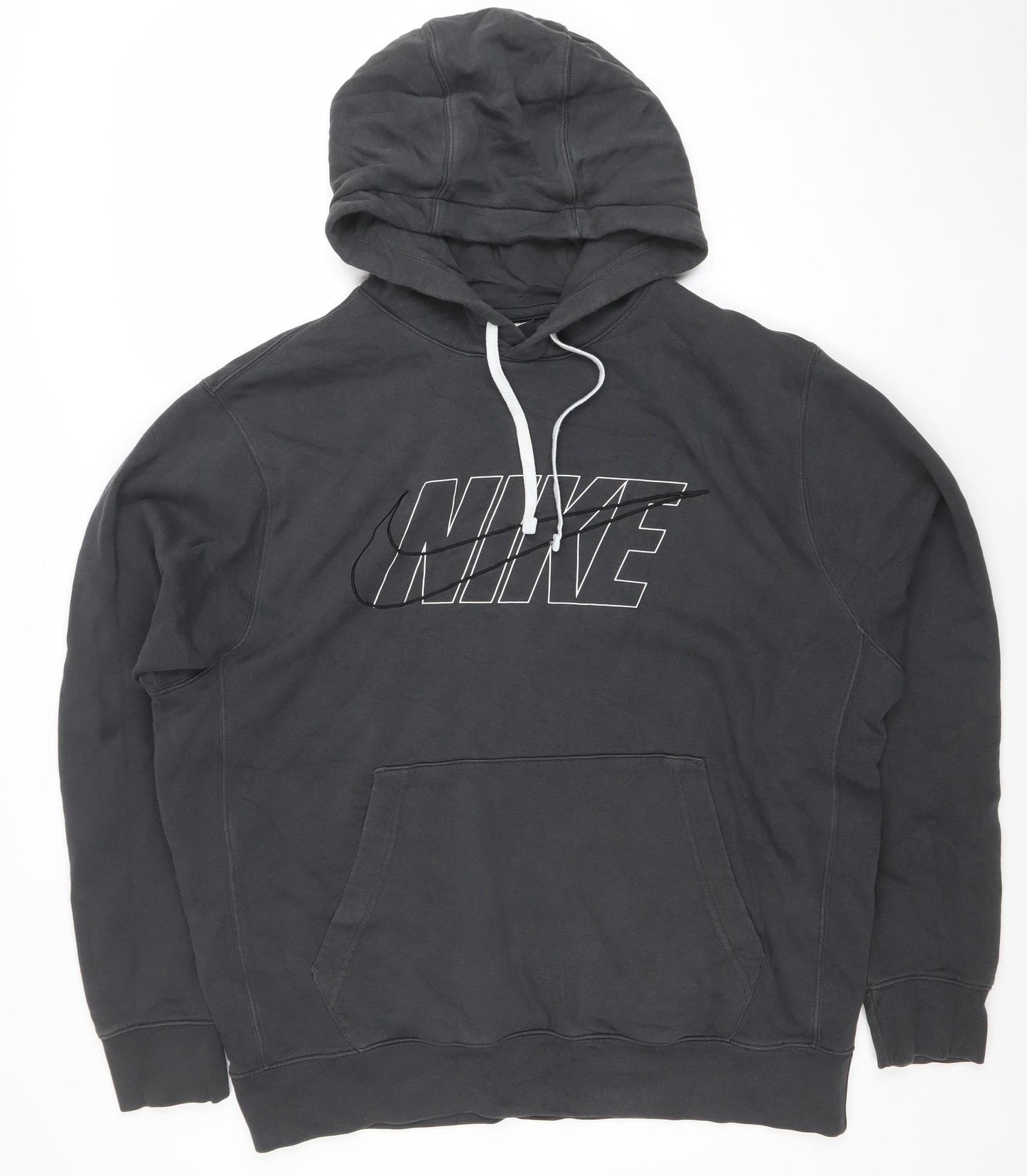 Womens UK Size L Nike Black Pullover Hoodie