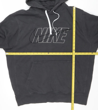 Womens UK Size L Nike Black Pullover Hoodie