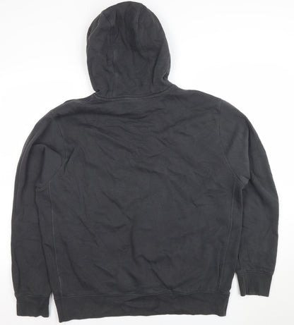 Womens UK Size L Nike Black Pullover Hoodie