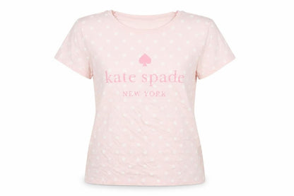 Womens UK Size S Kate Spade Pink Basic T-Shirt