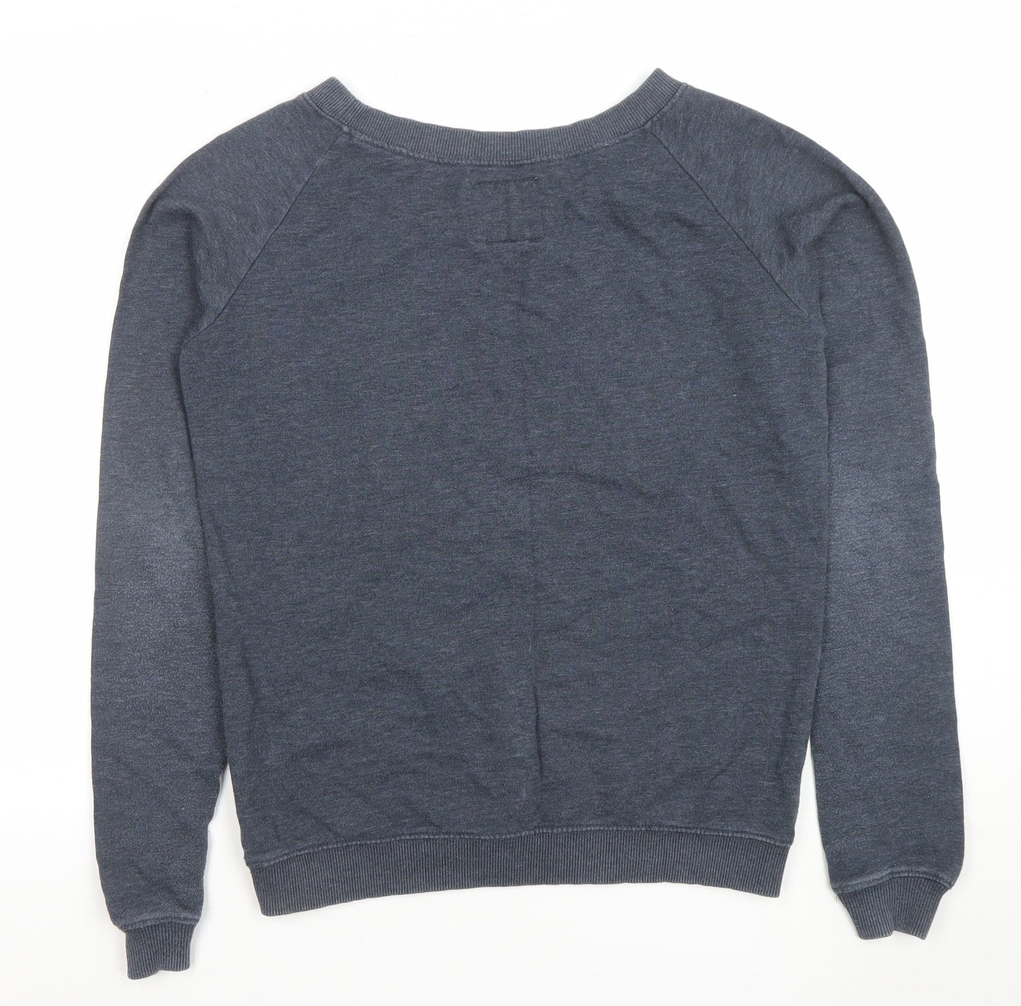 Womens UK Size S Superdry Grey Pullover Sweatshirt