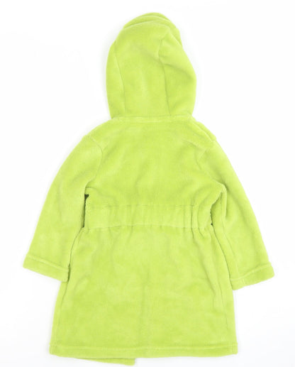George Green Grinch Hooded Fleece Baby Robe 12-18 Months Winter Nightwear