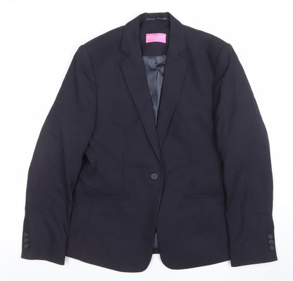 Womens UK Size 12 Brook Taverner Regular Black Suit Jacket