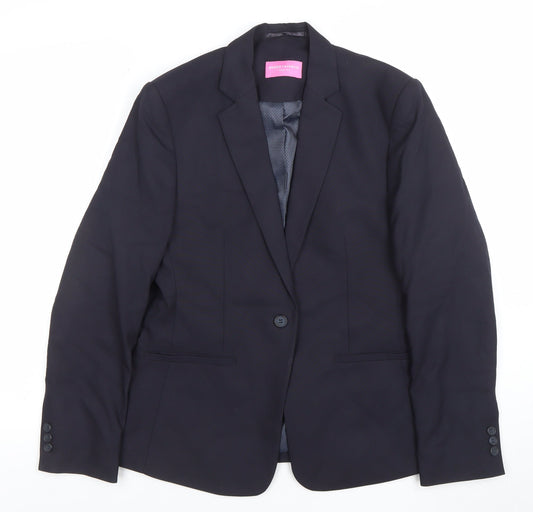 Womens UK Size 12 Brook Taverner Regular Black Suit Jacket