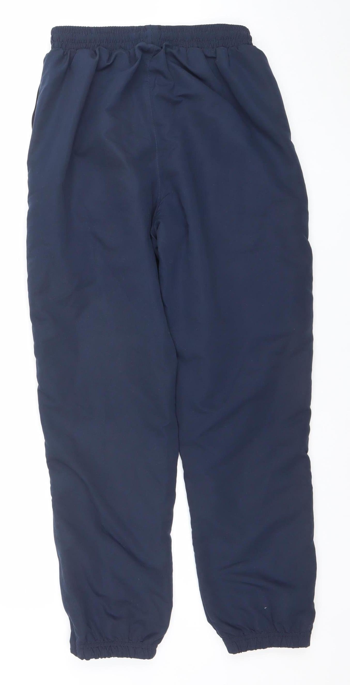 Mens UK Size S Slazenger Regular Fit Track Pants Blue Trousers