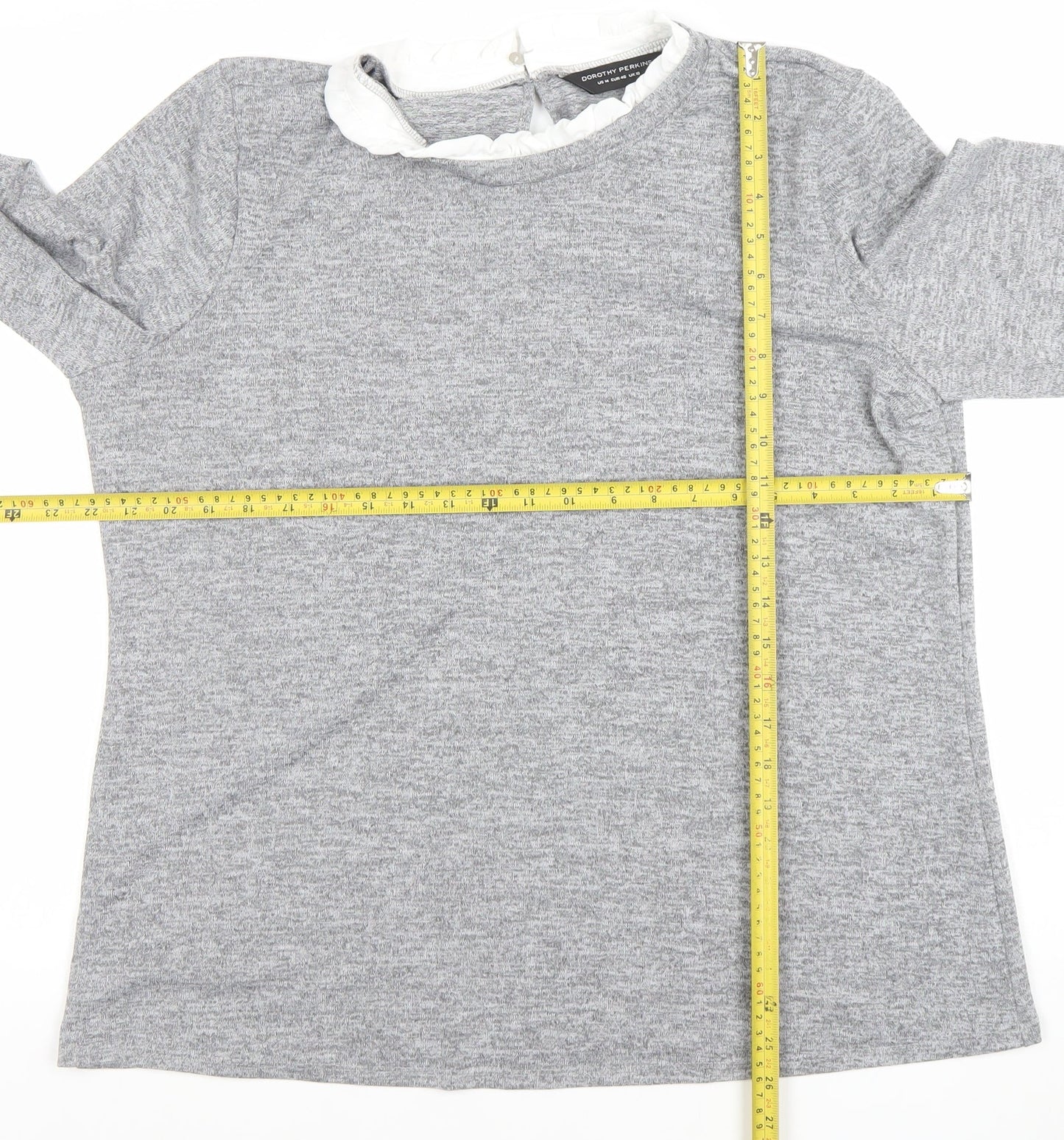 Womens UK Size 18 Dorothy Perkins Grey Pullover Jumper
