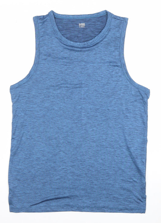 Dunnes Stores Men's Blue XS Athletic Tank Top Quick Dry Activewear