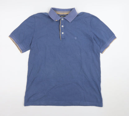 Mens UK Size M Benetti 100% Cotton Polo Shirt