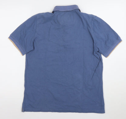 Mens UK Size M Benetti 100% Cotton Polo Shirt