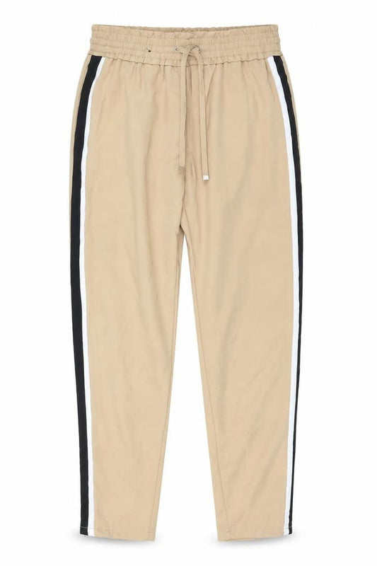 Womens UK Size 6 New Look Regular Fit Jogger Beige Trousers