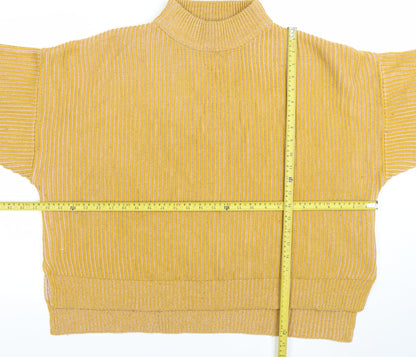 Womens UK Size M Topshop Yellow Pullover Jumper