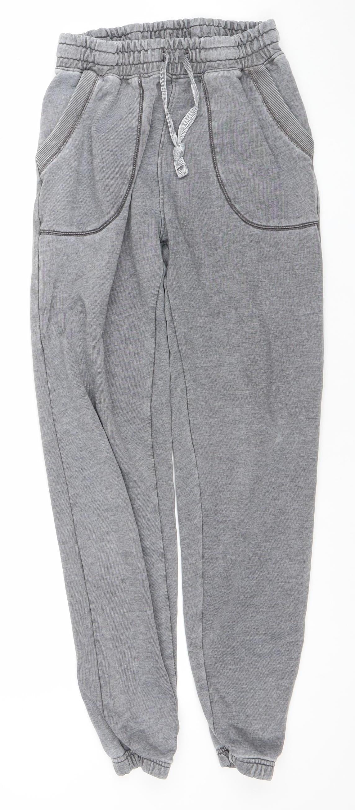 Womens UK Size 6 New Look Regular Fit Jogger Grey Trousers