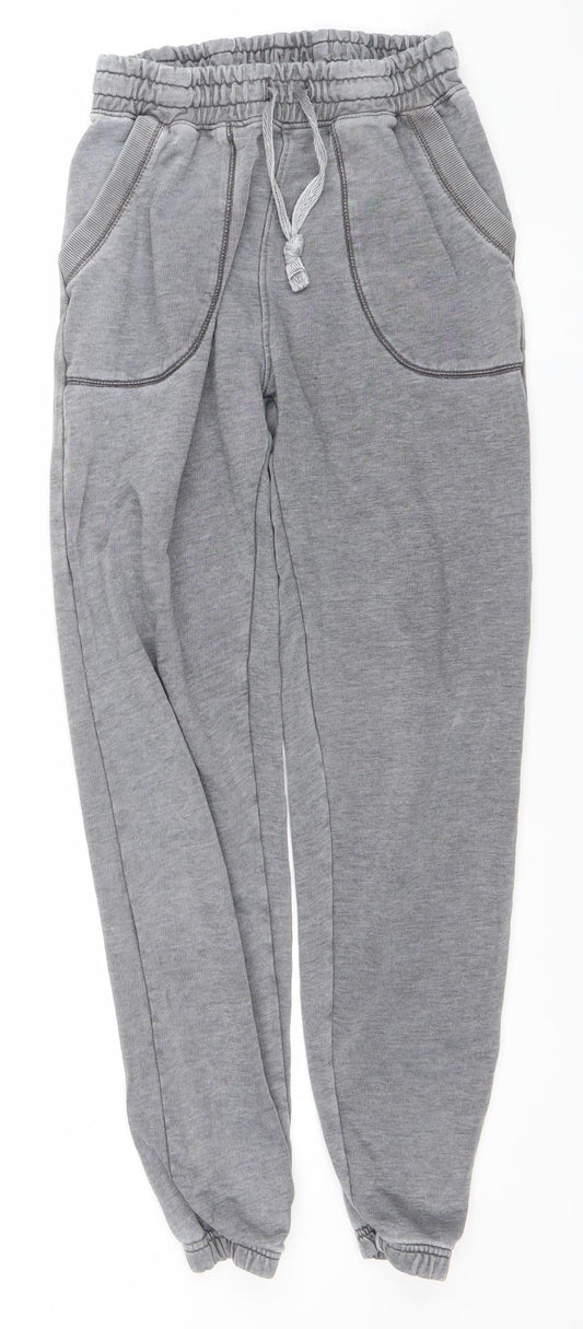 Womens UK Size 6 New Look Regular Fit Jogger Grey Trousers