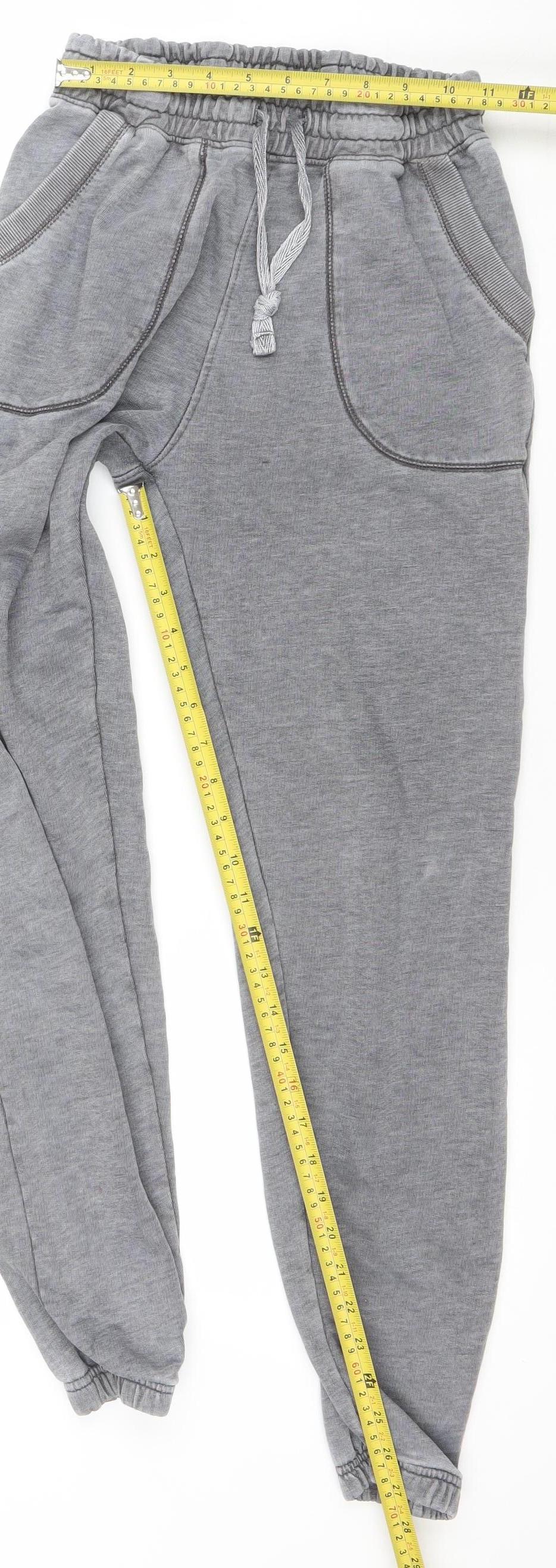 Womens UK Size 6 New Look Regular Fit Jogger Grey Trousers