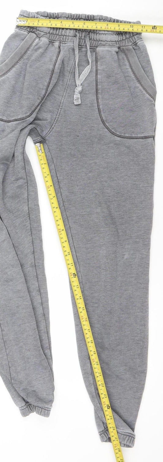 Womens UK Size 6 New Look Regular Fit Jogger Grey Trousers