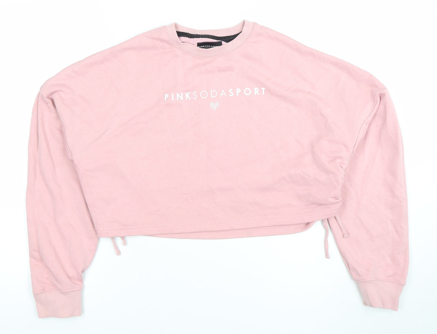 Womens UK Size XS Pink Soda Sport Pink Pullover Sweatshirt